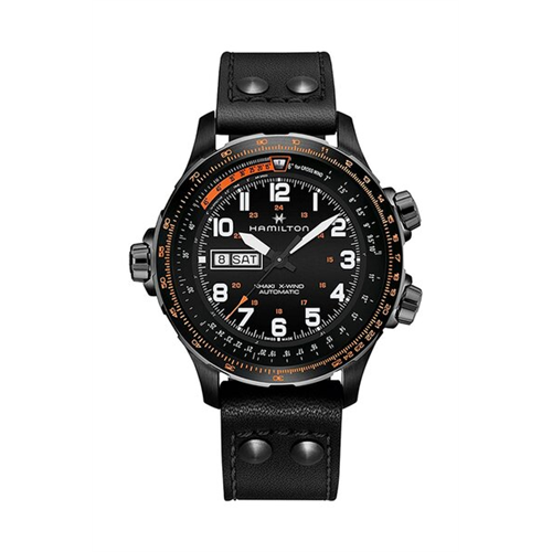 Hamilton Khaki Leather Watch -H77785733