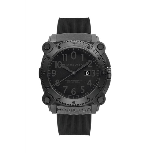 Hamilton Khaki Rubber Strap Watch -H78585333