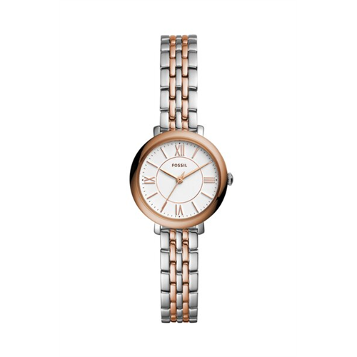 Jacqueline Mini Three-Hand Two-Tone Stainless Steel Watch