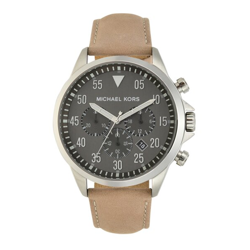 Michael Kors Gage Leather Men Watches