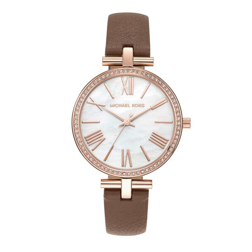 Michael Kors Maci Brown Leather Watch