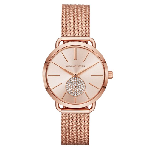 Michael Kors Portia Rose Gold Stainless Steel Watch