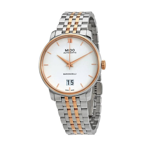 Mido Baroncelli Big Date Stainless Steel Watch