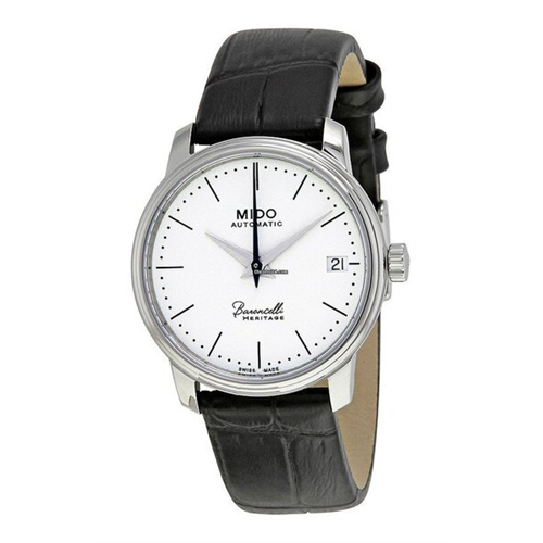 Mido Baroncelli Leather Strap Watch