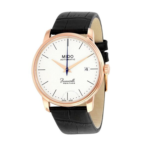 Mido Baroncelli Leather Strap Watch