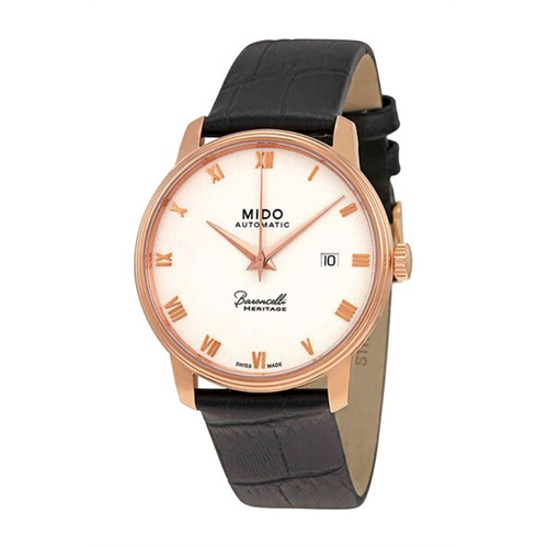 Mido Baroncelli Leather Watch