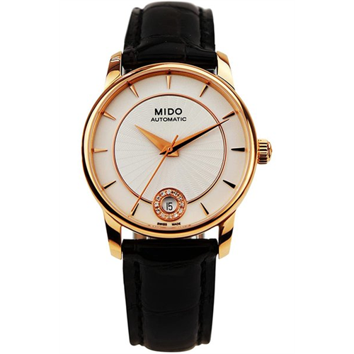 Mido Baroncelli Leather Watch -M0072073603600