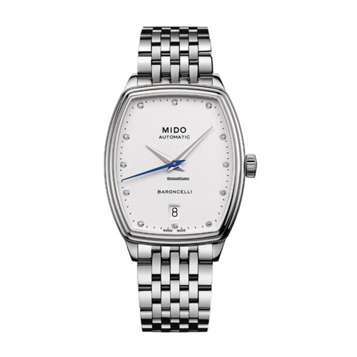 Mido Baroncelli Tonneau Stainless Steel Watch