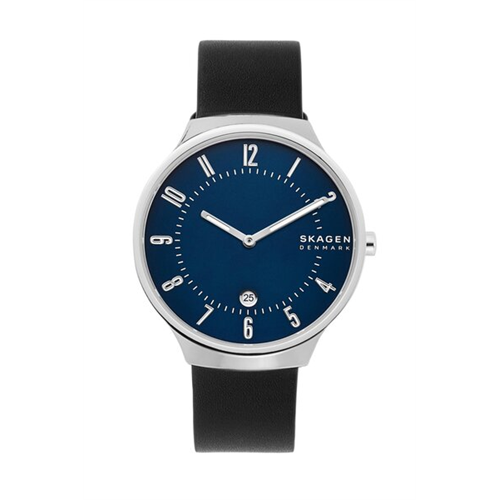 Skagen Grenen Leather Men'S Black-SKW6548