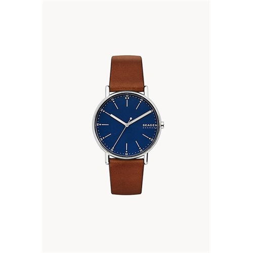 Skagen Men's Signatur Leather Watch