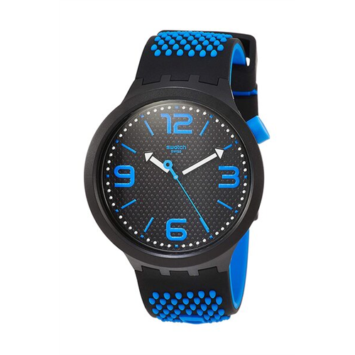 Swatch Big Bold Blue Watch (SO27B101)