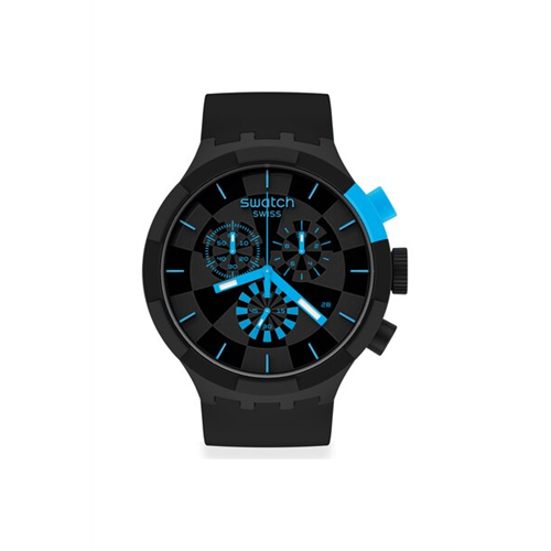 Swatch Big Bold Chrono Silicon Unisex Watch -Sb02B401