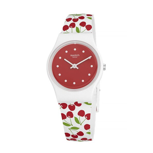 Swatch Cerise Moi Silicon Women'S Watch -Lw167