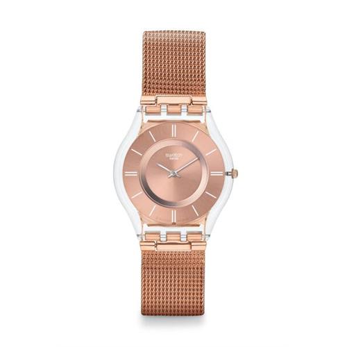 Swatch Girls Rose Gold Watch (SFP115M)