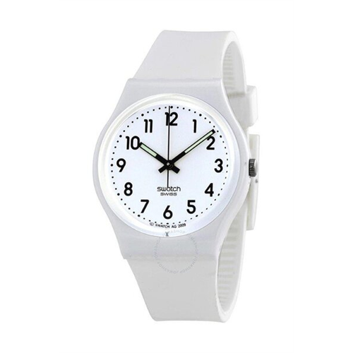 Swatch Just White Soft Watch (GW151O)