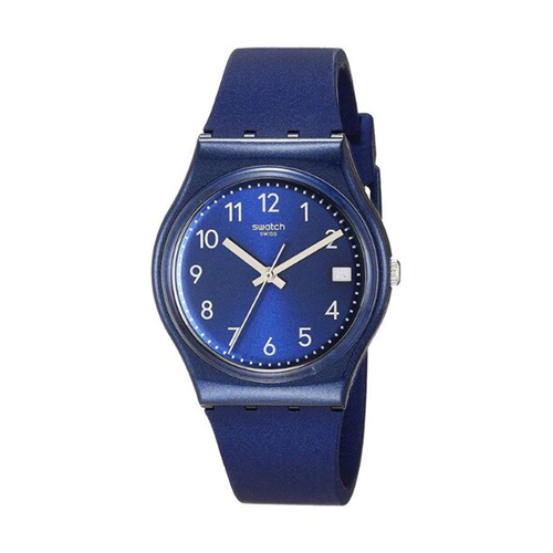 Swatch Silver In Blue Watch -Gn416