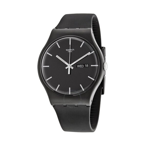 Swatch Unisex Black Watch -Suob720