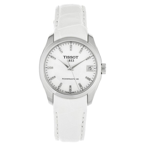 Tissot Chemin Des Tourelles Leather Watch