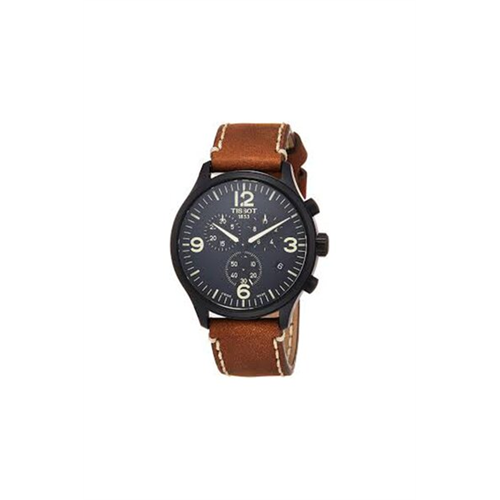 Tissot chrono xl leather watch