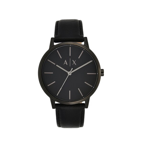 Armani Exchange Cayde Leather Men Watch