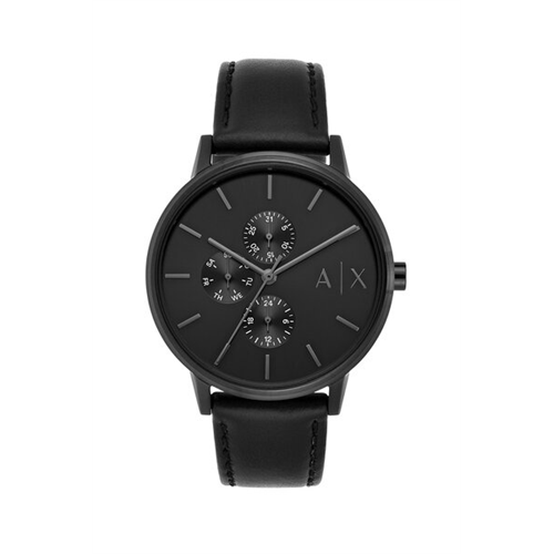 Armani Exchange Men's Cayde Leather Watch