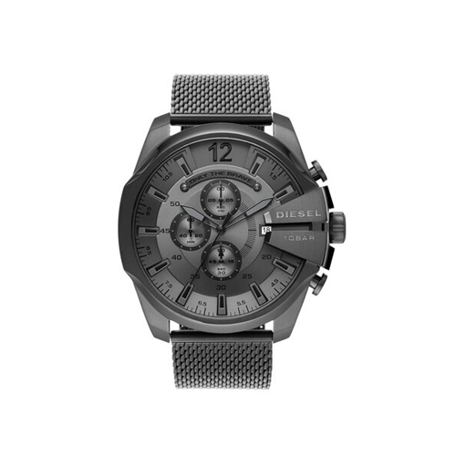 Diesel Mega Chief Stainless Men Gunmetal