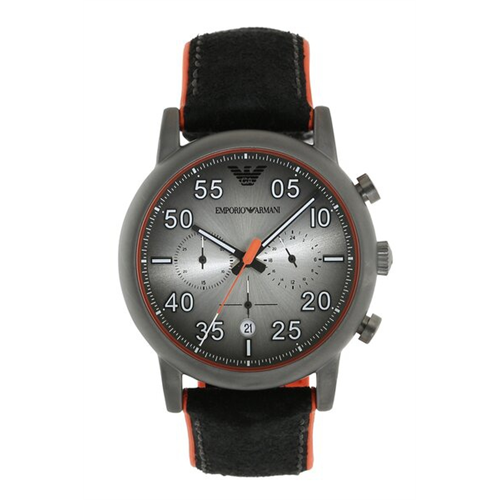 Emporio Armani Luigi Leather Men Watch