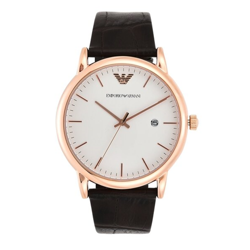 Emporio Armani Luigi Leather Men Watch