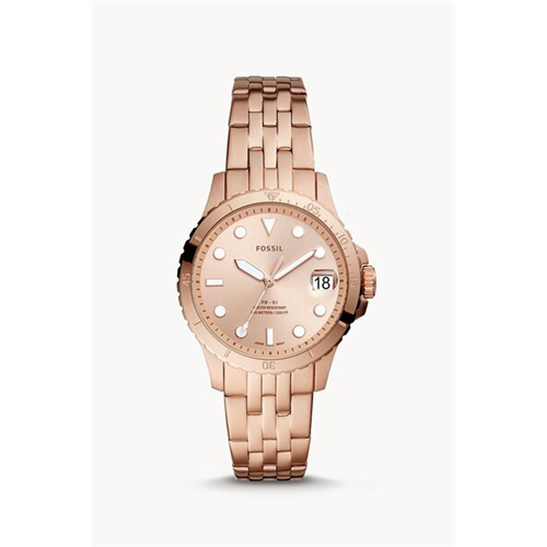 Fossil FB-01 Rose Gold Stainless Steel Watch