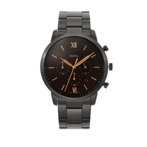 Fossil Neutra Chr Stainless Steel Men'S Black-Fs5525