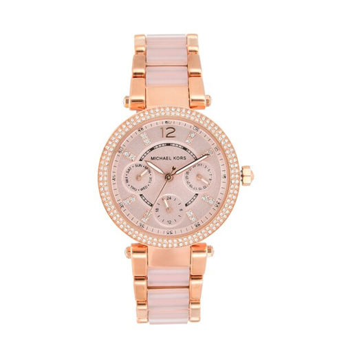 Michael Kors Parker Pink Acetate Watch