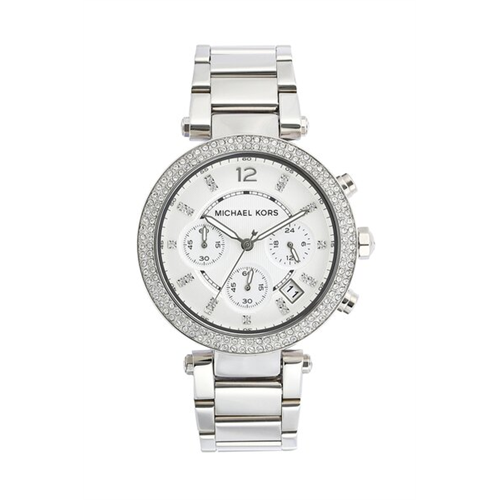 Michael Kors Parker Silver Stainless Steel Watch