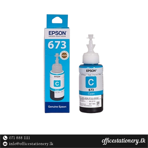 Epson 673 Cyan Ink Bottle