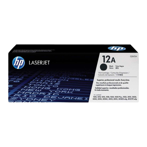 HP 12A INK CARTRIDGE DUAL PACK