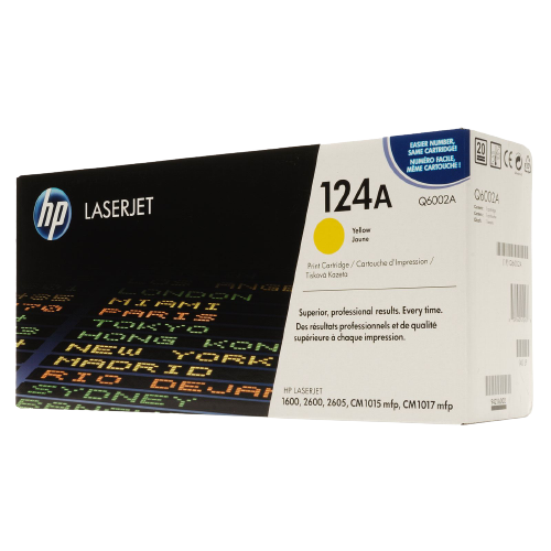 HP 124A LASERJET INK CARTRIDGE Yellow