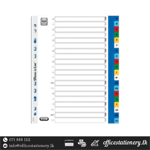 File Separator Plastic A to Z