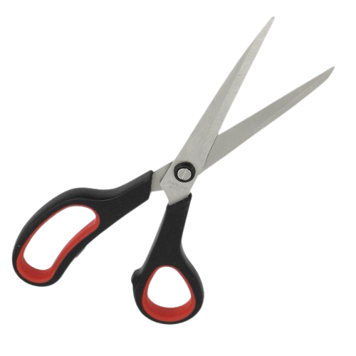 PLASTIC HANDLED SCISSOR 8IN