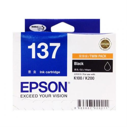 Epson 137 (T1371) Black Original Ink Cartridge (C13T137193)