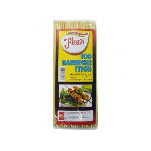 Flora 100 Barbecue Sticks 10Inches