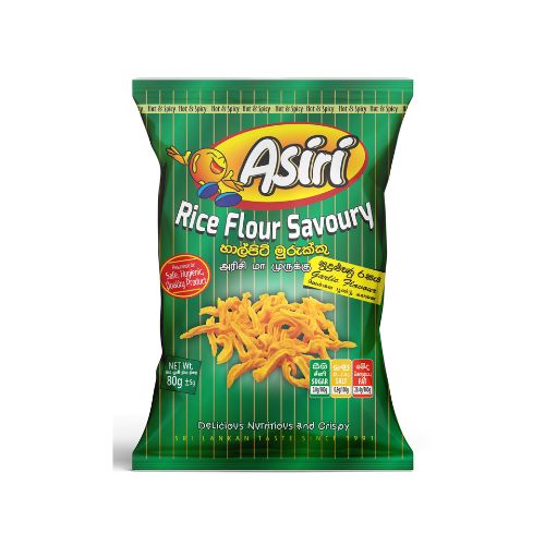 Asiri Rice Flour Savoury Garlic 80G