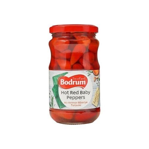 Bodrum Red Baby Peppers Hot 330G
