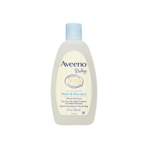 Aveeno Lightly Scented Wash & Shampoo 236Ml