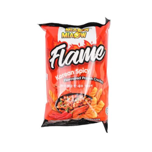 Miaow Miaow Flame Korean Spicy Flv Prawn Crackers 50G