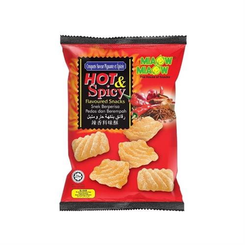 Miaow Miaow Hot & Spicy Flavor Snacks 50G