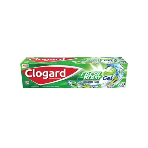 Clogard Fresh Blast Gel Lemongrass+Aloe Vera Tooth paste 40G