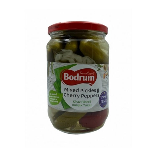 Bodrum Mixed Pickles & Cherry Peppers 680G