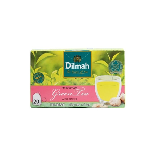 Dilmah Green Tea With Ginger 40G