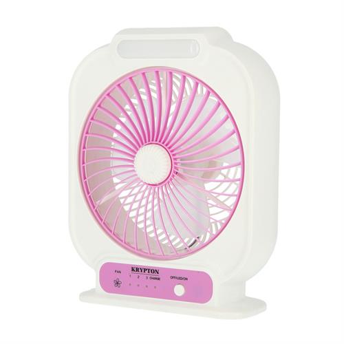 Krypton Rechargeable 8 inch Mini Table Fan KNF222