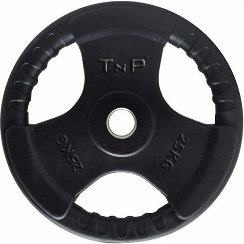 Olympic Tri Grip Rubber Coated Plate 15Kg