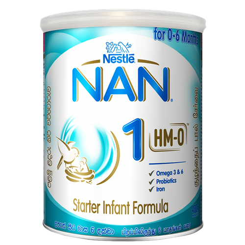 Nestle NAN 1 HMO Starter Infant Formula with Iron Birth to 6 months, 400g Tin